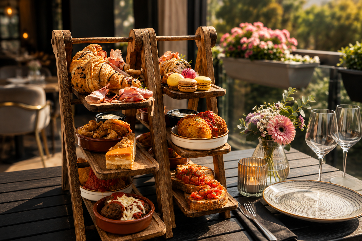 Afternoon tea table