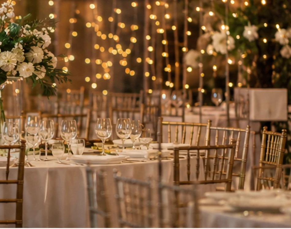 Dressed tables for a celebration at Capri